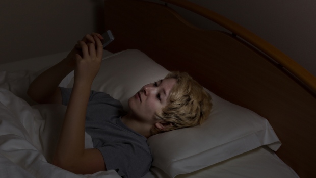 Texting at night