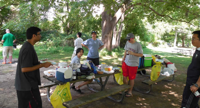 Group picnic at Spruce Run Park, July 29, 2015
