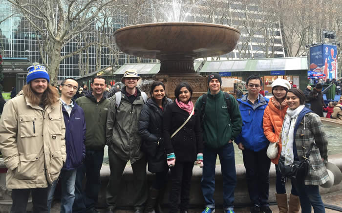 Freundlich Group holiday party; Bryant Park, Dec. 22, 2014